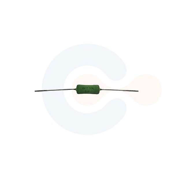 Resistor De Fio 4K7 5W - 5%