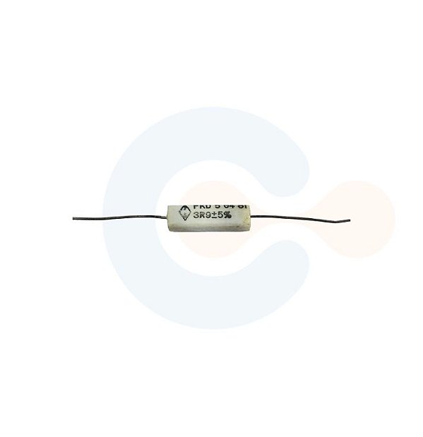 Resistor De Fio 3R9 5W - 5% - Ceramica