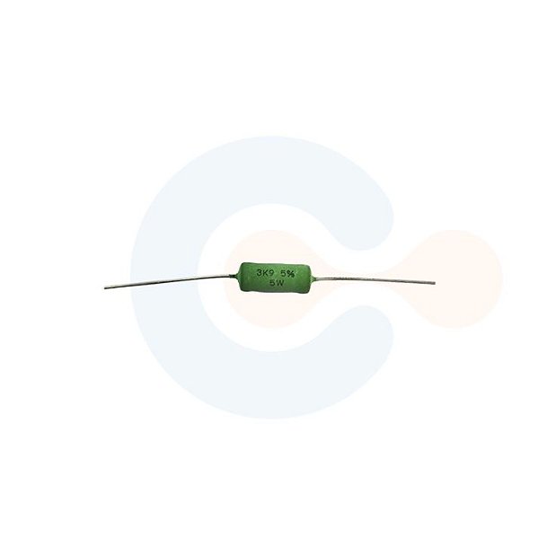 Resistor De Fio 3K9 5W - 5%