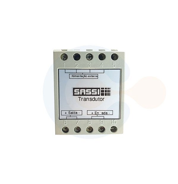 Transdutor de Tensão CA 0 a 600 VCA/ 4 a 20 mACC/ ALIM 125Vcc