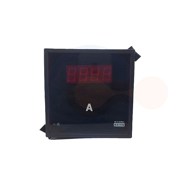 Amperímetro Digital CC 3 1/2 Dig 96x96 p/ Shunt -80 a 80A/60mV/ Alim 125Vcc