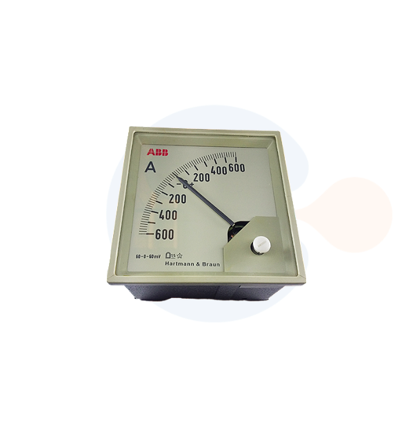 Amperímetro Analógico CC -600A a 600A BM 90G 1,5% (96x96) p/ Shunt 600A/60mV