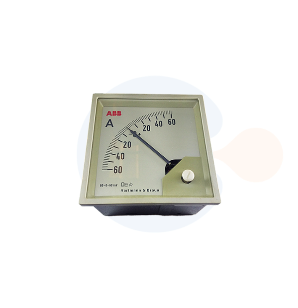 Amperímetro Analógico CC -60A a 60A BM 90G 1,5% (96x96) p/ Shunt 60A/60mV