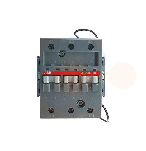 Contator 3P AE50-30 100A 125DV Contato 1NA + 1NF