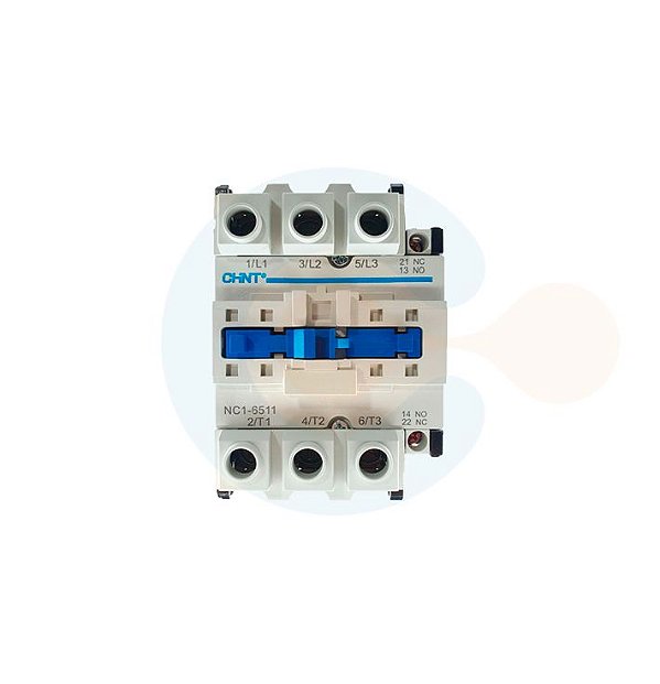 Contator 3P NC1-65A Bobina 380VCA Contato 1NA+1NF