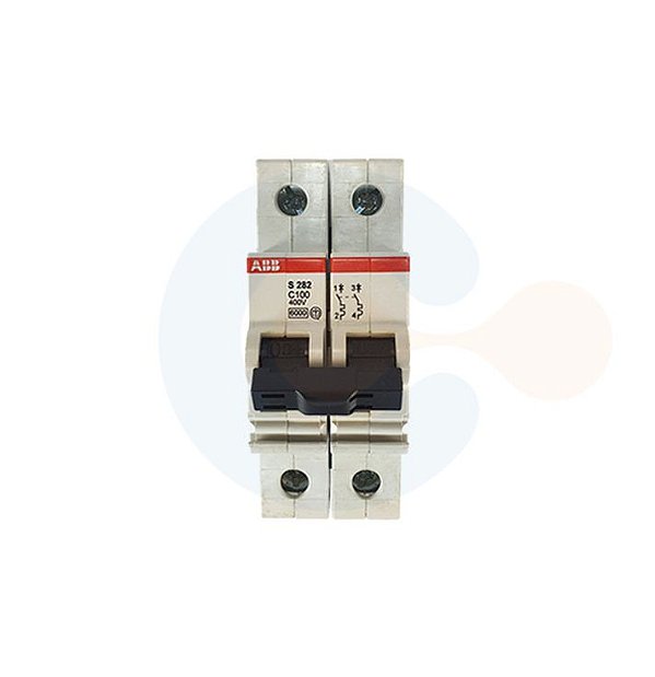 Mini Disjuntor 2P S282 Curva C 100A 6kA