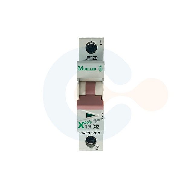 Mini Disjuntor 1P PLSM Curva C 32A 10kA