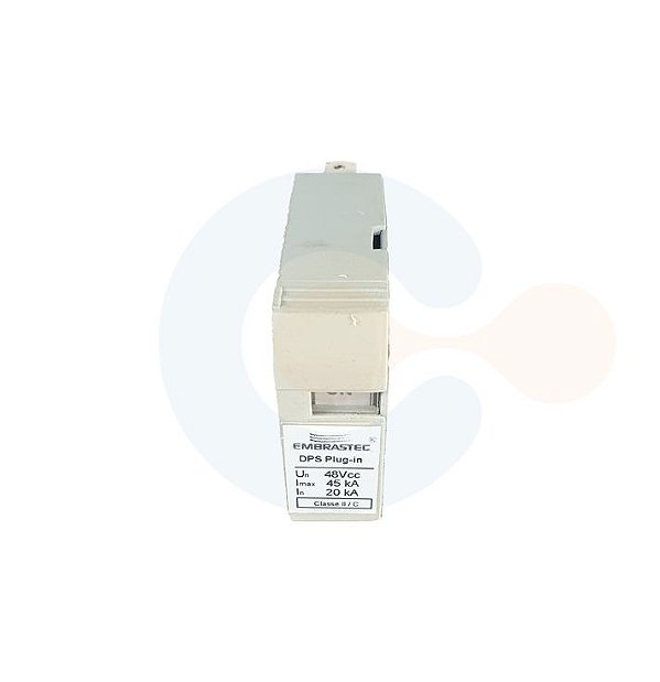 Protetor de Surto Plug In 48vcc 45kA Classe II