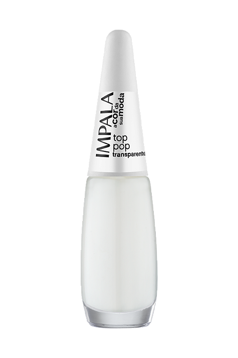 Esmalte Impala Transparente | A Cor da Sua Moda - Top Pop