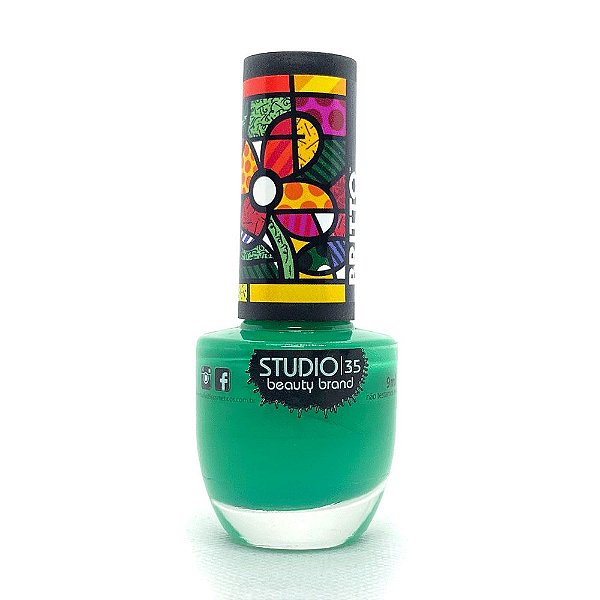 Esmalte Studio 35 | Romero Britto - #TrevoDe4Cores