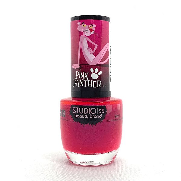Esmalte Studio 35 | Pantera Cor de Rosa - #PanteraMisteriosa