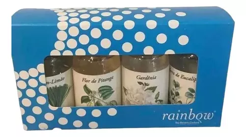 Aspirador Rainbow - Fragrância NACIONAL - Kit C/ 4 Frascos !