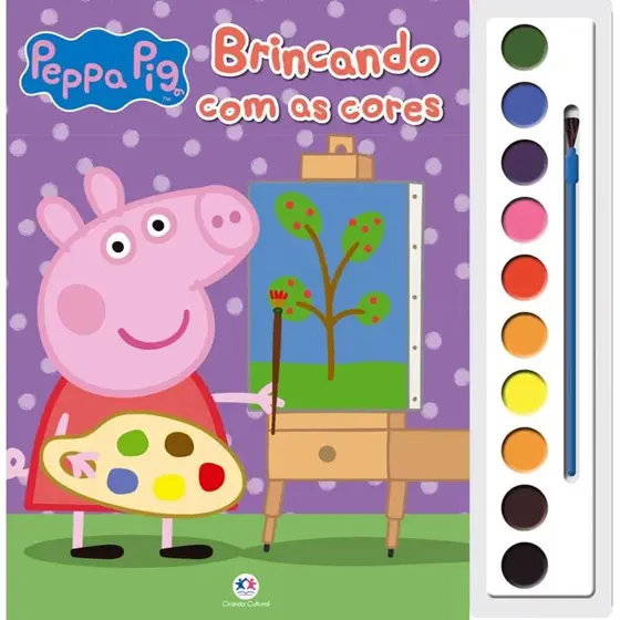 Peppa Pig - Brincando com as cores, de Cultural, Ciranda.