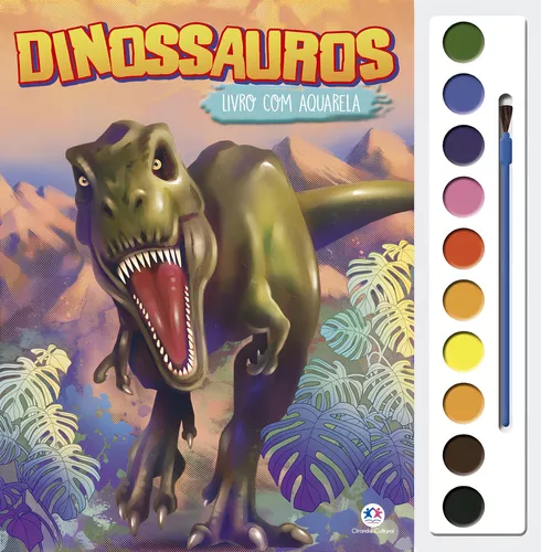 Livro Aquarela Dinossauros (magic Kids)