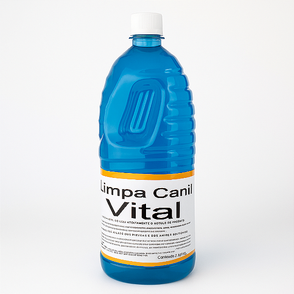 Higienizador e Limpador de Canil Vital 2Lts. - Concentrado Tira Cheiro de Cachorro | Perfume Suave, Não Tóxico Pet