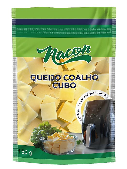 QUEIJO COALHO CUBO 150G NACON