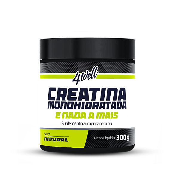 Creatina Monohidratada 300g 100% Pura Importada