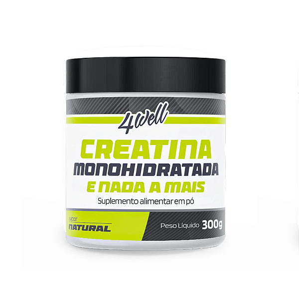 Creatina Monohidratada 300g 100% Pura Importada