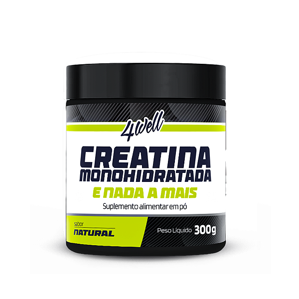 Creatina Monohidratada 300g 100% Pura Importada