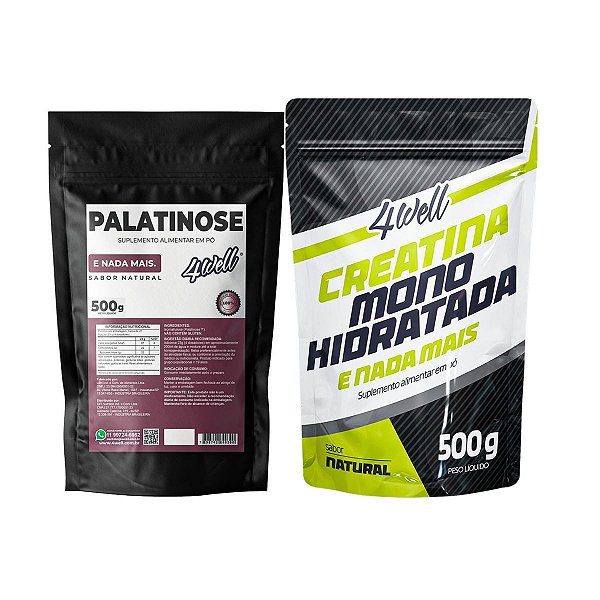Kit Creatina 500g + Palatinose 500g