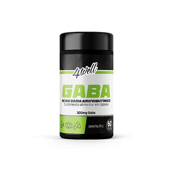 Gaba 4well 300mg - 60 cápsulas