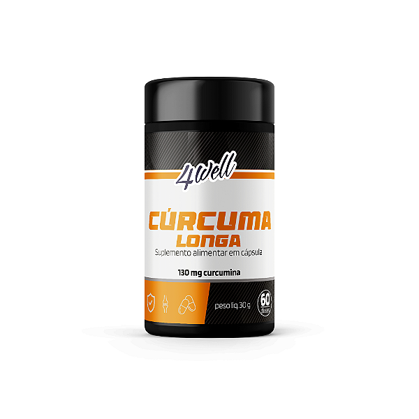 Cúrcuma (curcumina) 4well 130mg - 60 cápsulas