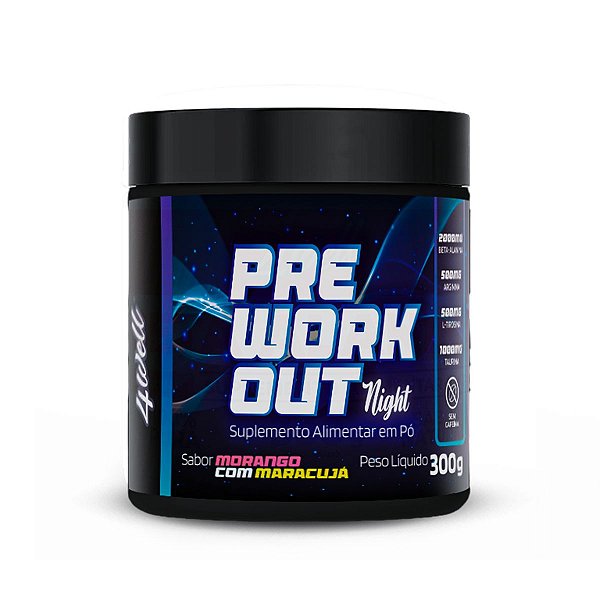 Pré Treino Pré-Workout 300g 4well - Sem cafeina