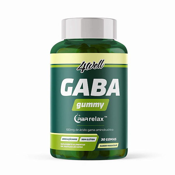 GABA GUMMY 4well - 30 gomas Sabor Maracuja