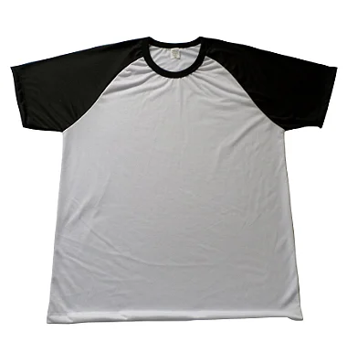 Camisa raglan branca kit com 20
