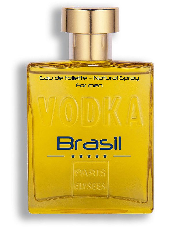 Perfume Vodka Brasil Amarelo EDT Paris Elysees -  100ml