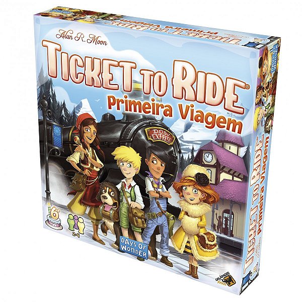 Jogo Ticket to Ride: Primeira Viagem - Galápagos