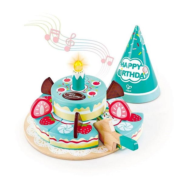 Kit Bolo Interativo Feliz Aniversário - Hape