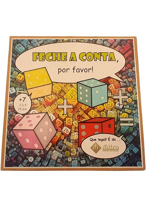 Fecha a Conta, por favor! - Jogo de Tabuleiro Mitra Jogos