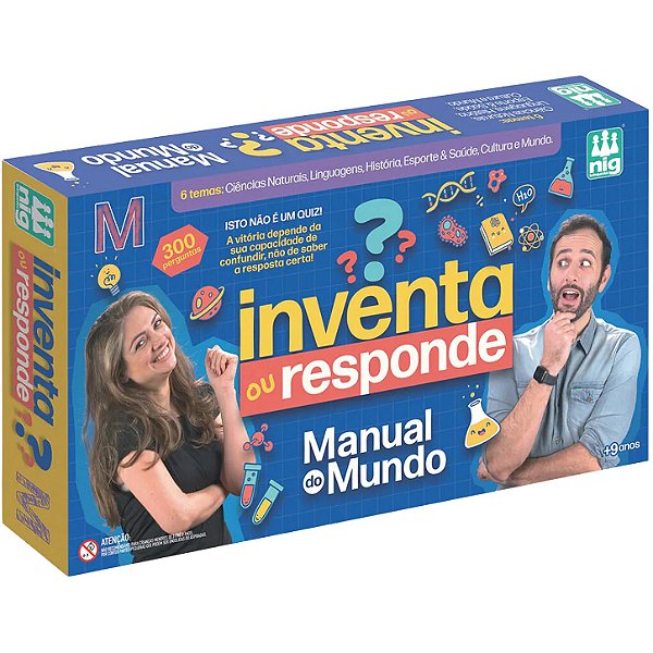 Inventa ou Responde Manual do Mundo - Nig Jogos