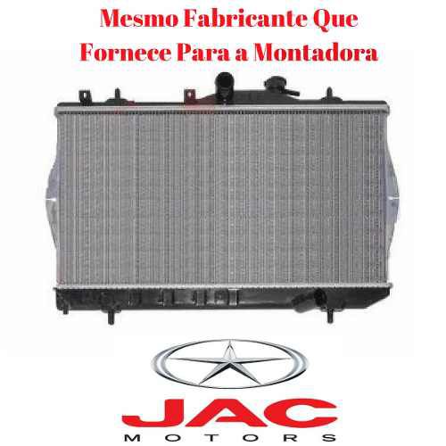 Radiador De Água Do Motor Jac J3 Hatch / Turin 1.4 e 1.5