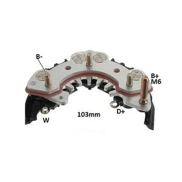 Placa Retificadora Nissan 100NX/ Primera/ Sunny