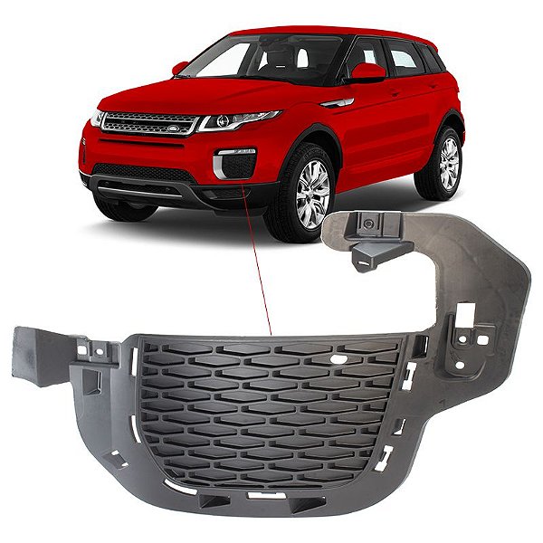 Moldura Grade Inferior do Farol de Milha Esquerdo Range Rover Evoque 2016 2017 2018 2019