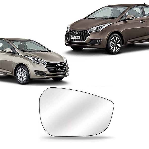 Lente Espelho Do Retrovisor Lado Direito Hyundai HB20 / HB20S 2012 a 2019 -  Distribuidora de Auto Peças - Capricho Imports