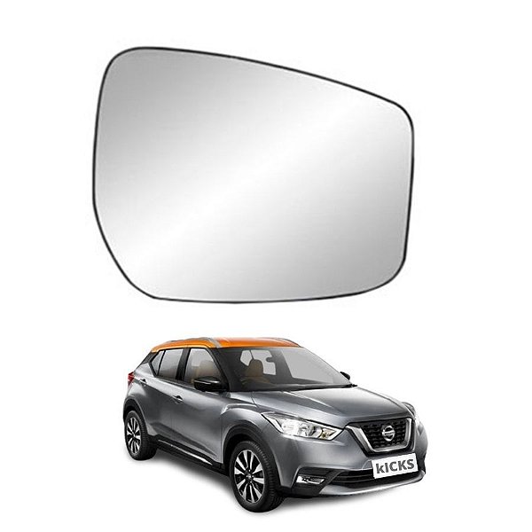 Lente Espelho Do Retrovisor Lado Direito Nissan Kicks 16/20 - 2365C