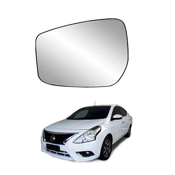 Lente Espelho Do Retrovisor Lado Esquerdo Nissan Versa 2015 a 2018