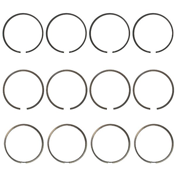 Jogo De Anéis Do Pistão (81,5 x 3,0 x 2,0) - Kit Para 4 Pistões
