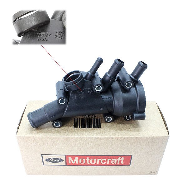 Carcaça da Válvula Termostática Fiesta/Ka/Ecoesport/Focus//Courrier Original XS6E9K478AF