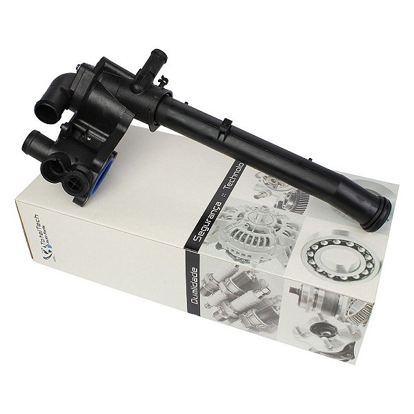 Cavalete Válvula Termostática Plástico VW Gol Parati Fox Polo Saveiro Com Ar Quente