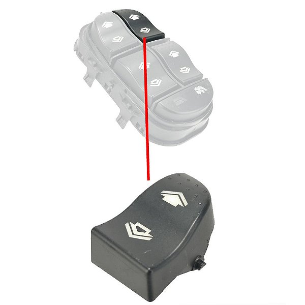 Capa Botão Vidro Elétrico Dianteiro Direto Ford Focus 1.6 1.8 2.0 -1999 A 2008