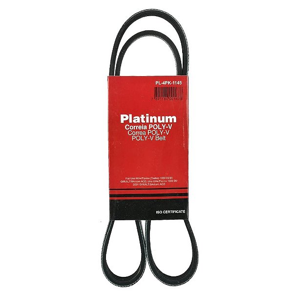 Correia Poly V Estrada Fiat Duna Elba Premio Uno - 114,5Cm