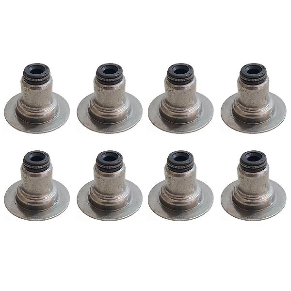 Kit 8 Vedadores Retentores Válvulas Chevrolet Captiva S10 Omega Trailblazer - 12565836