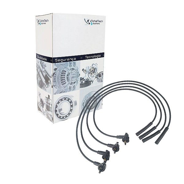 Jogo Cabos De Vela Ignição Ford Courier Fiesta Ka 1.0 1.3 1996/…