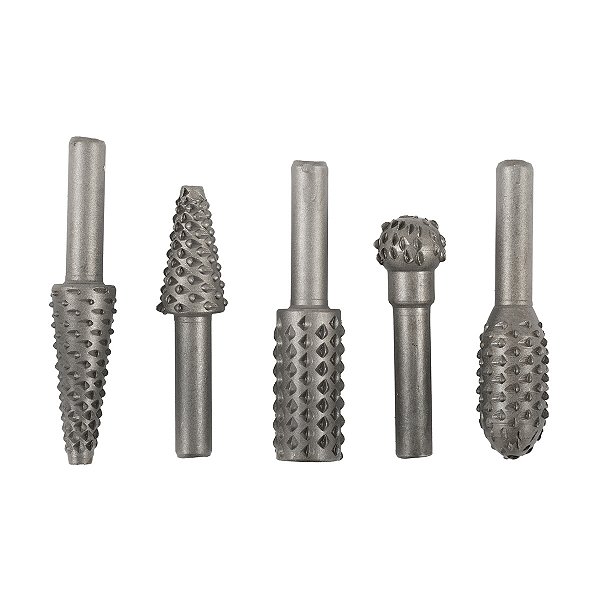 Conjunto De Lima Grozas Rotativas Para Madeira Com 5 Peças - Eda 8AF