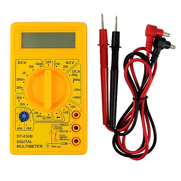 Multímetro Digital Cabo Multi Teste Portátil 978-md Western