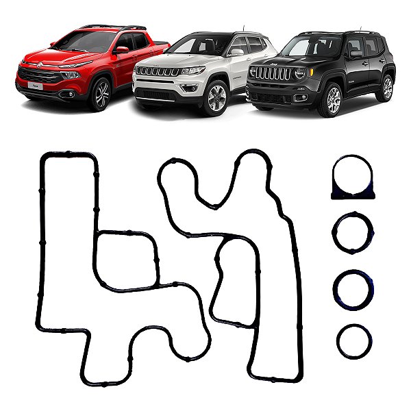 Kit Juntas Trocador Calor Toro Renegade Compass 2.0 16v Di.